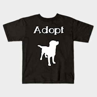 Adopt animals and save lifes Design Kids T-Shirt